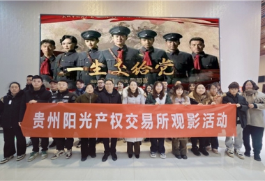 贵州阳光产权交易所有限公司党委组织观看红色题材电影《一生交给党》