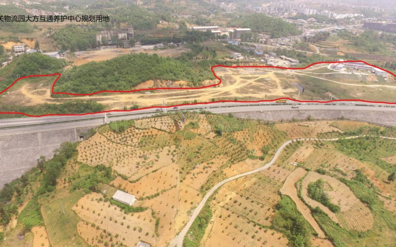 东关物流园大方互通养护中心规划用地