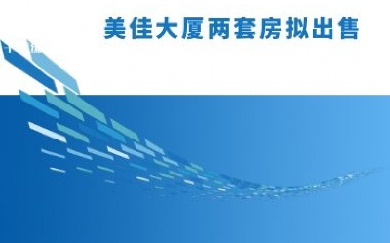 美佳大厦两套房拟出售项目